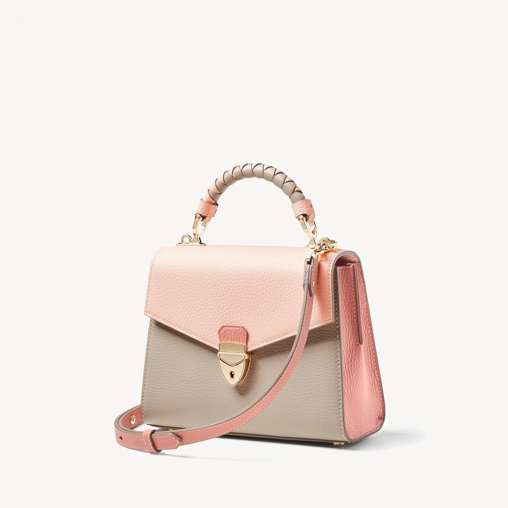 2025 Spring New Women's Leather Handbag Simple Versatile Crossbody Single Shoulder Small Square Bag Trendy