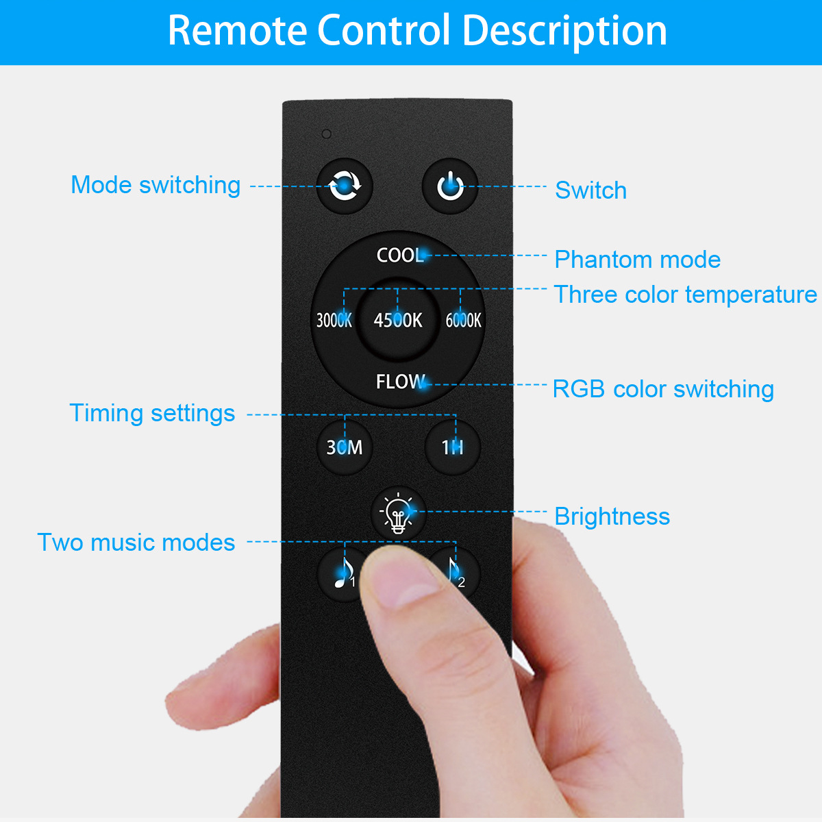 High - Quality Bluetooth - Enabled 360° Rotating Smart Floor Lamp - RGB Ambient Lighting with Bendable Styles for Versatile Decor--HCP058