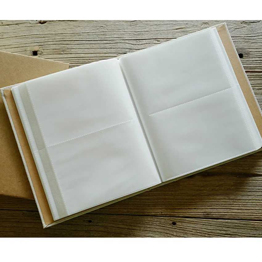200 Pockets 6 Inch Photo Album Interstitial Photos Book Linen Case Picture Albums Kid Grow Up Wedding Memory Scrapbook Albums Z250729