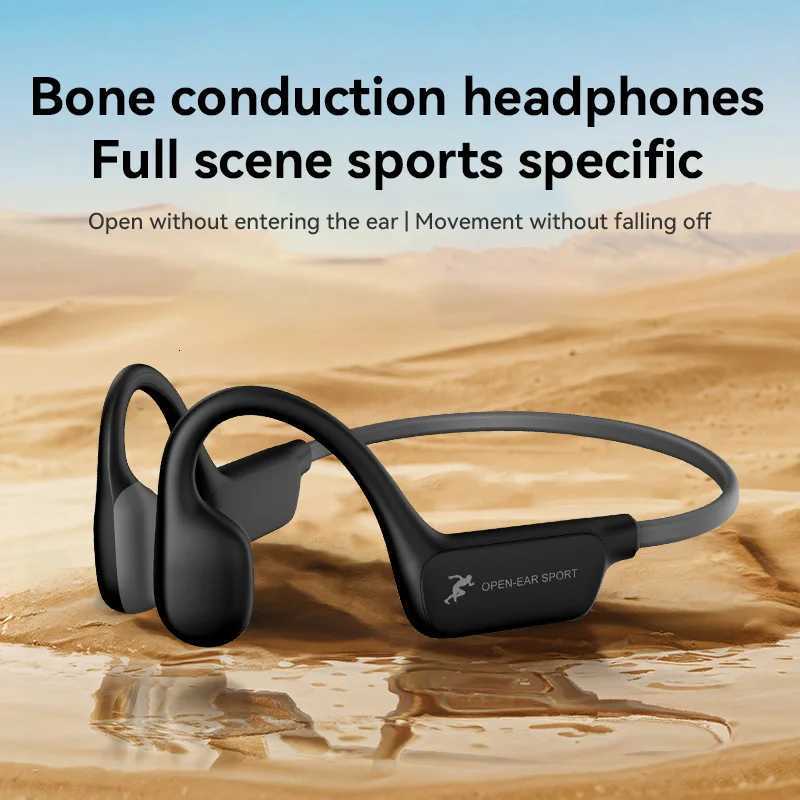 New Wireless Earphone A28 Bone Conduction Headset TWS Sport Running Waterproof Open Ear Neckband Headphones With Mic R250728