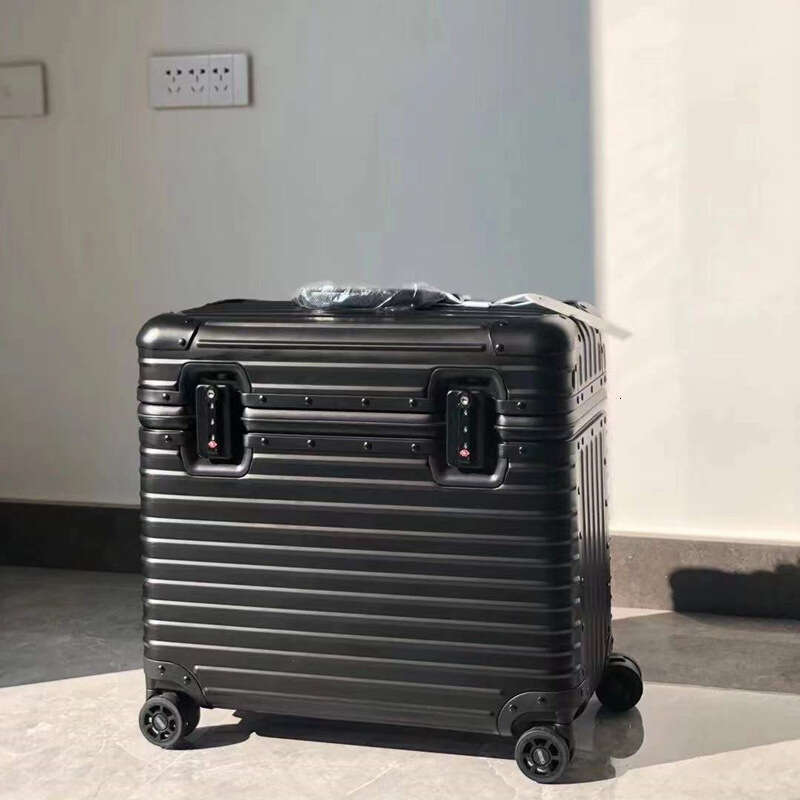 25 Hot Sales in Europe and America German Full Aluminum Magnesium Alloy Flip Top Camera Long 18inch Boarding Small Trolley Case Men's Travel Suit