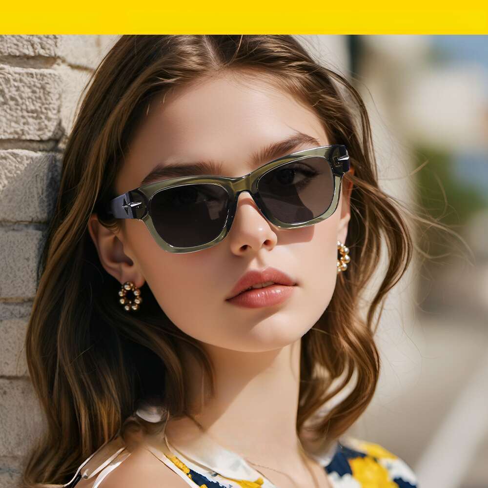 DHcollections Premium Polarized Sunglasses - UV400 Protection, TR+Metal Frame, Fashion Round Lens for Men/Women (6 Trendy Colors)