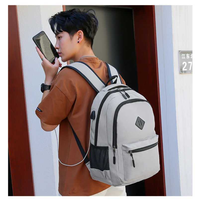 Waterproof Men Backpack Business Office Back Bags USB Charging 15.6 Inch Laptop Casual School Backpacks Rucksack Male Backpack S250728