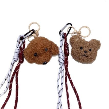 Fashion Cartoon Lina Belle Doll DIY Keychain Bow Student Braided Duffy Rope Bag Pendant