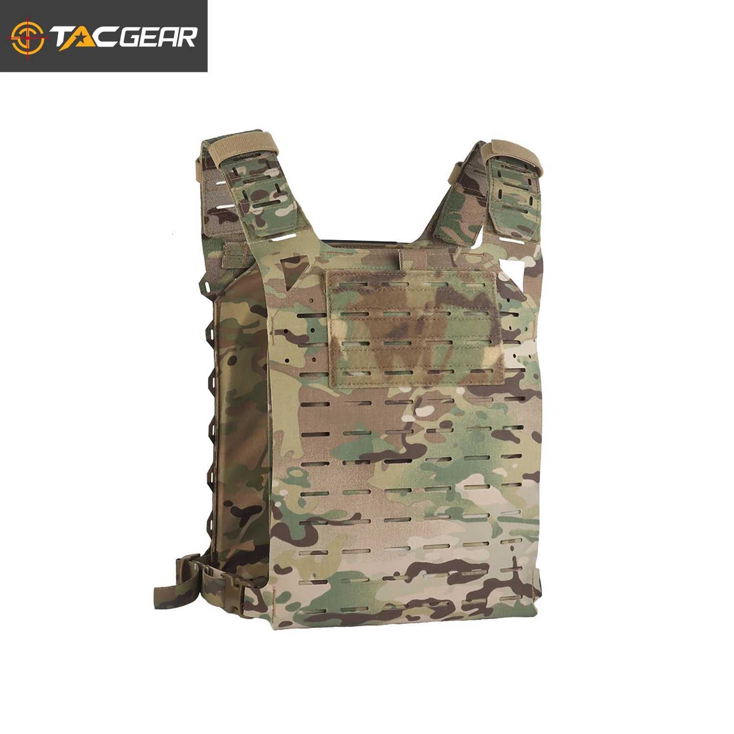 TACGEAR APPAREL Gear Light Weight SF Vest Molle Hook Loop System Plate Carrier V2 Z250728