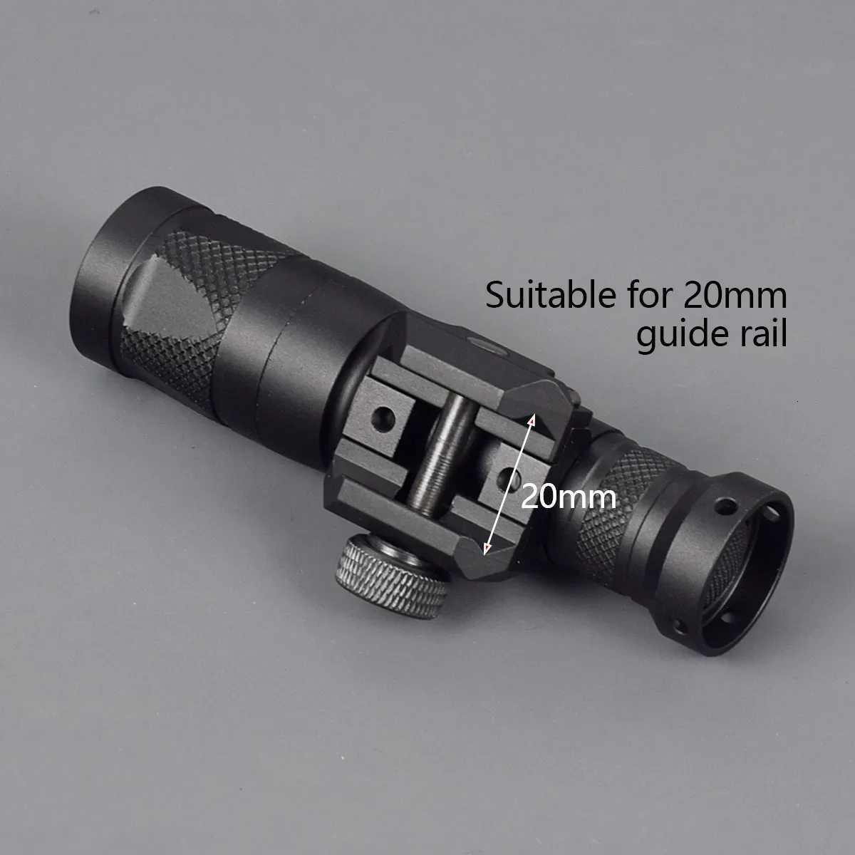 Airsoft M300B M300V Flashlight Upgraded Metal M300V-IR Weapon Gun Strobe LED Light Fits 20mm Rail Hunting Rifle TorchXJ250728