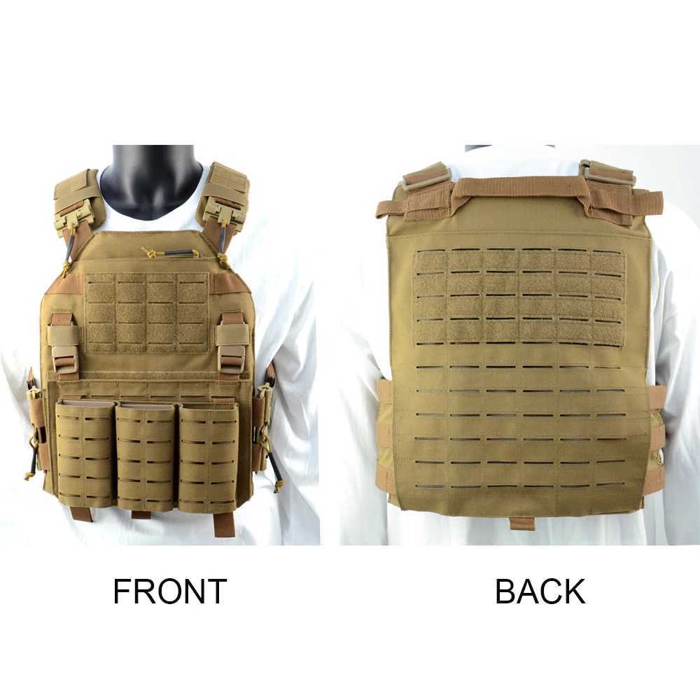 Tactical Vest With Triple Mag Pouch Quick Release Elastic Cummerbund MOLLE system Hunting clothes Qirsoft Equipment1000D Nylon Z250728