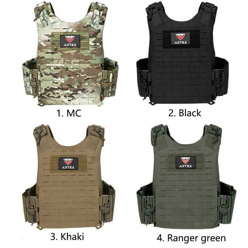 Tactical Vest Outdoor Hunting Plate Carrier Protective Adjustable Vest Airsoft Carrier Combat Equipment 6094 Gilet Tactique Z250728