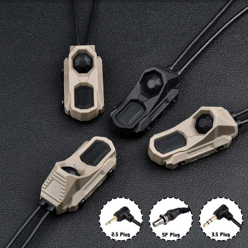 WADSN AXON Dual Function Control Pressure Remote Switch Tail SF/2.5/3.5/Crane Plug Fit PEQ NGAL M300 M600 Scout Light SwitchXJ250728