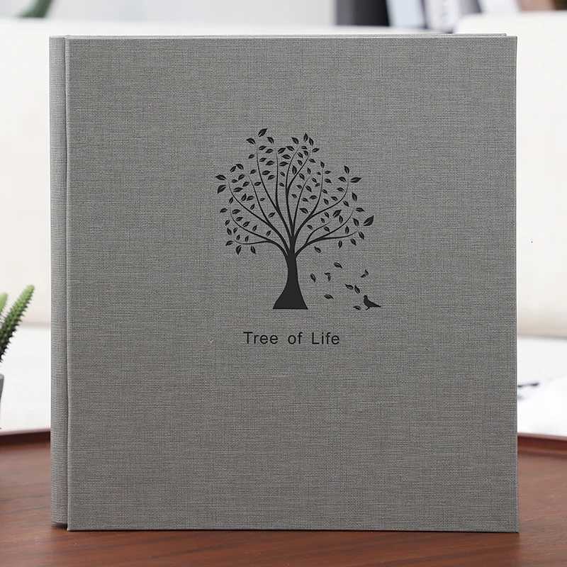 Large-Capaci Leather Insert Sle Photo Album with Molded 6-Inch Pages Perfect for Family and Baby Growth Memories 800 Pockets Z250729