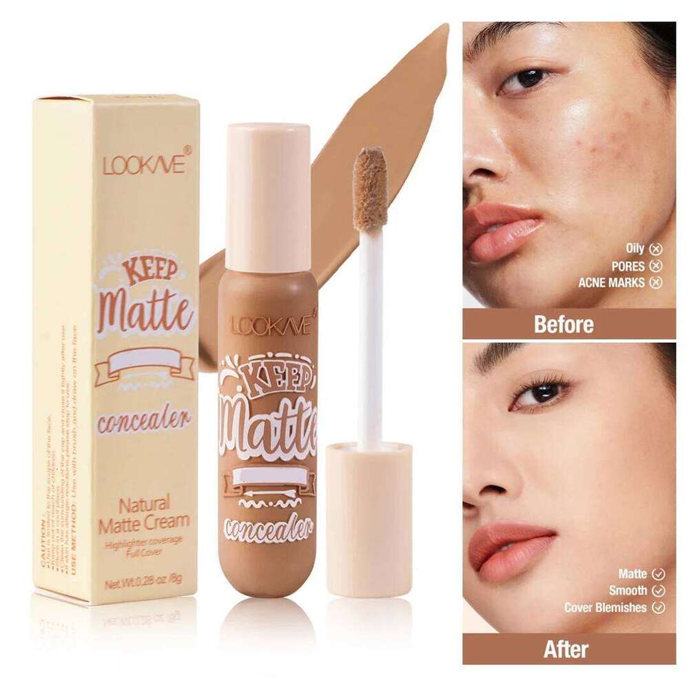 Liquid Stick Foundation 6 Color Moisturizing Full Coverage Acne Dark Circle Natural Matte Concealer Cream Makeup X250728