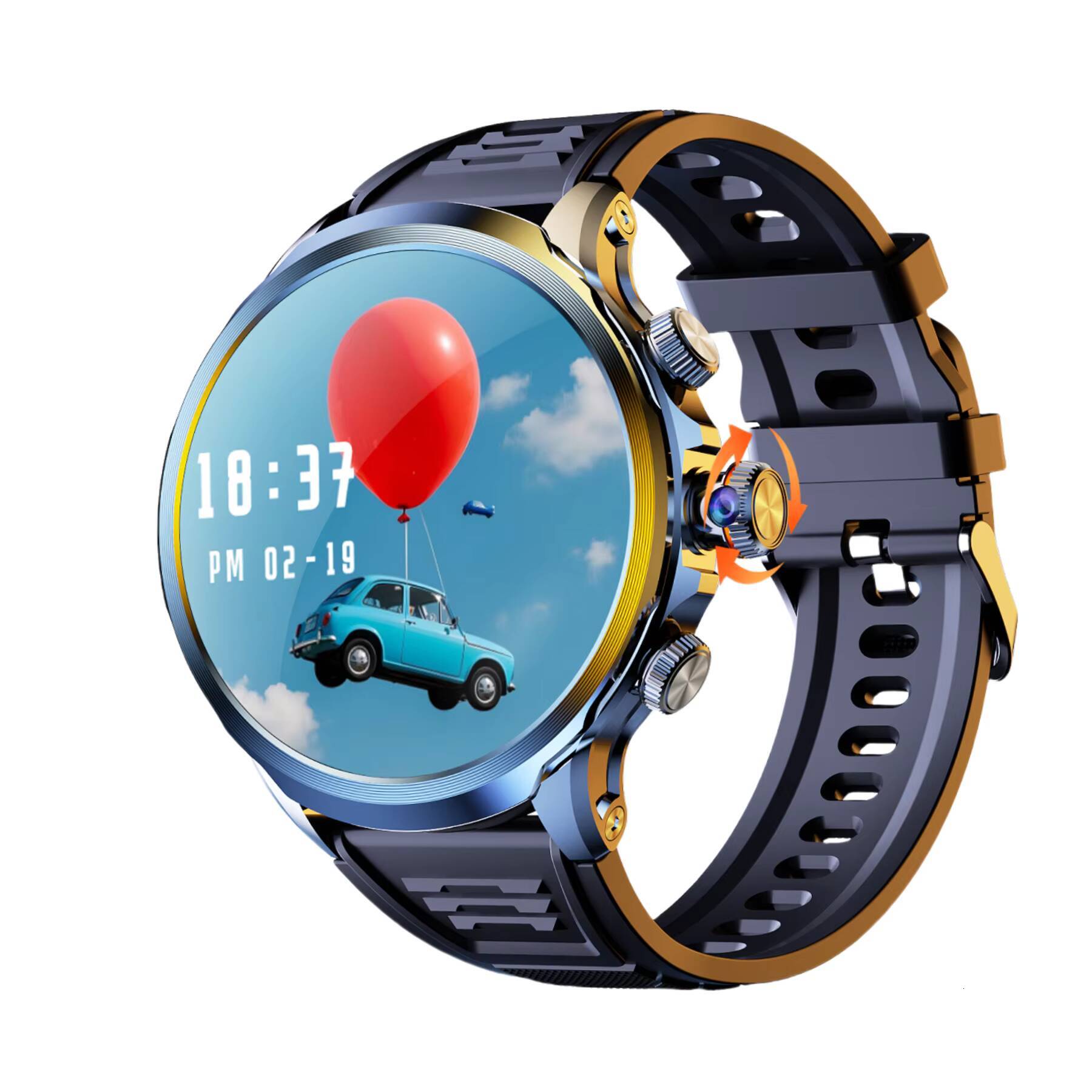 H18 PRO 4G Android Smartwatch 2025 WIFI GPS Tiktok Youtube Facebook AI NFC 8+128GB Sim Card HD Camera Smart Phone Watch