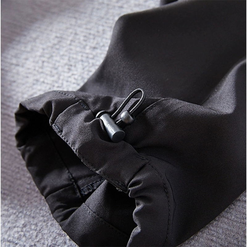 Men's Casual Athletic Long Pants - Nylon Spandex Fabric with Comfortable Loose Fit