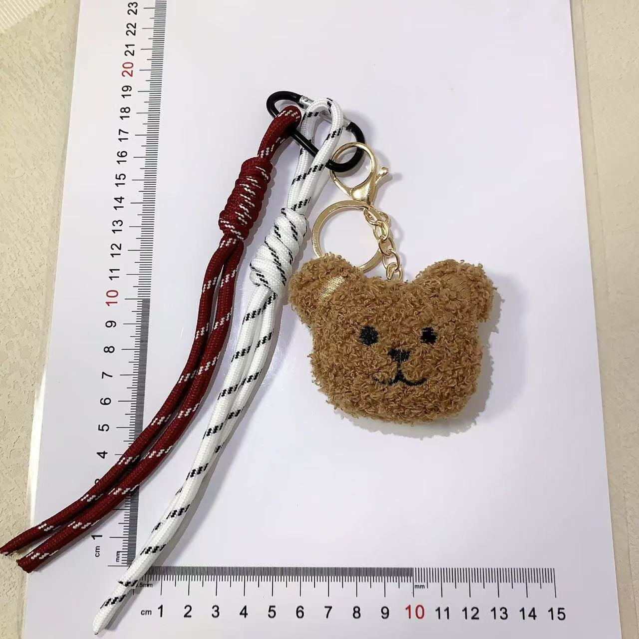 Fashion Cartoon Lina Belle Doll DIY Keychain Bow Student Braided Duffy Rope Bag Pendant