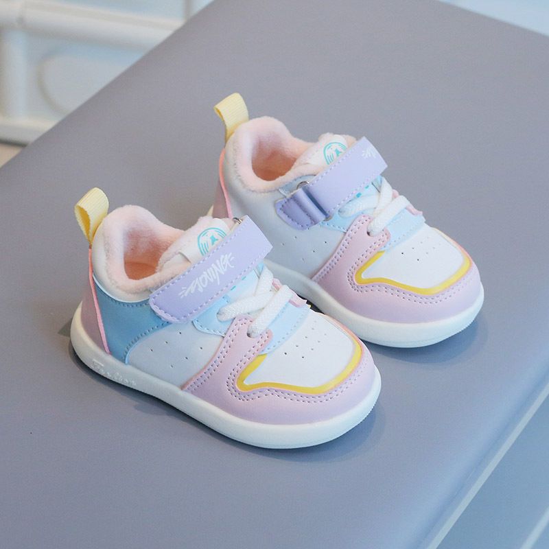 Toddler Warm Shoes For Baby Kids Winter Cotton Casual Sneakers Littlesprouts Thick Warm Anti-slip First Step Footwear Trainers For Boys Girls Sizes US