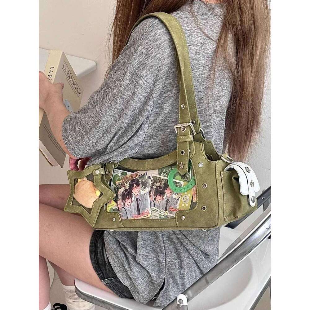 Motorcycle Star Ita Bag Original Underarm Sac Femme Shoulder Bags for Woman Vintage Crossbady Bolsos De Mujer Trendy Bolso