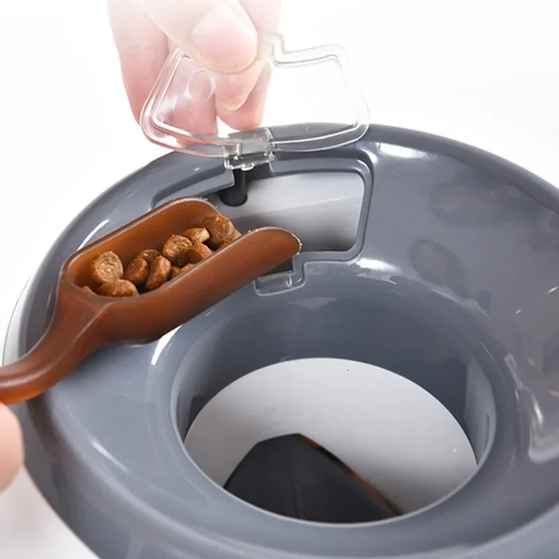 2 in 1 Dog Pet Interactive Toy Tennis Ball Launcher Automatic Throwing Training Reward Machine Fun Feeding Supplies 250729