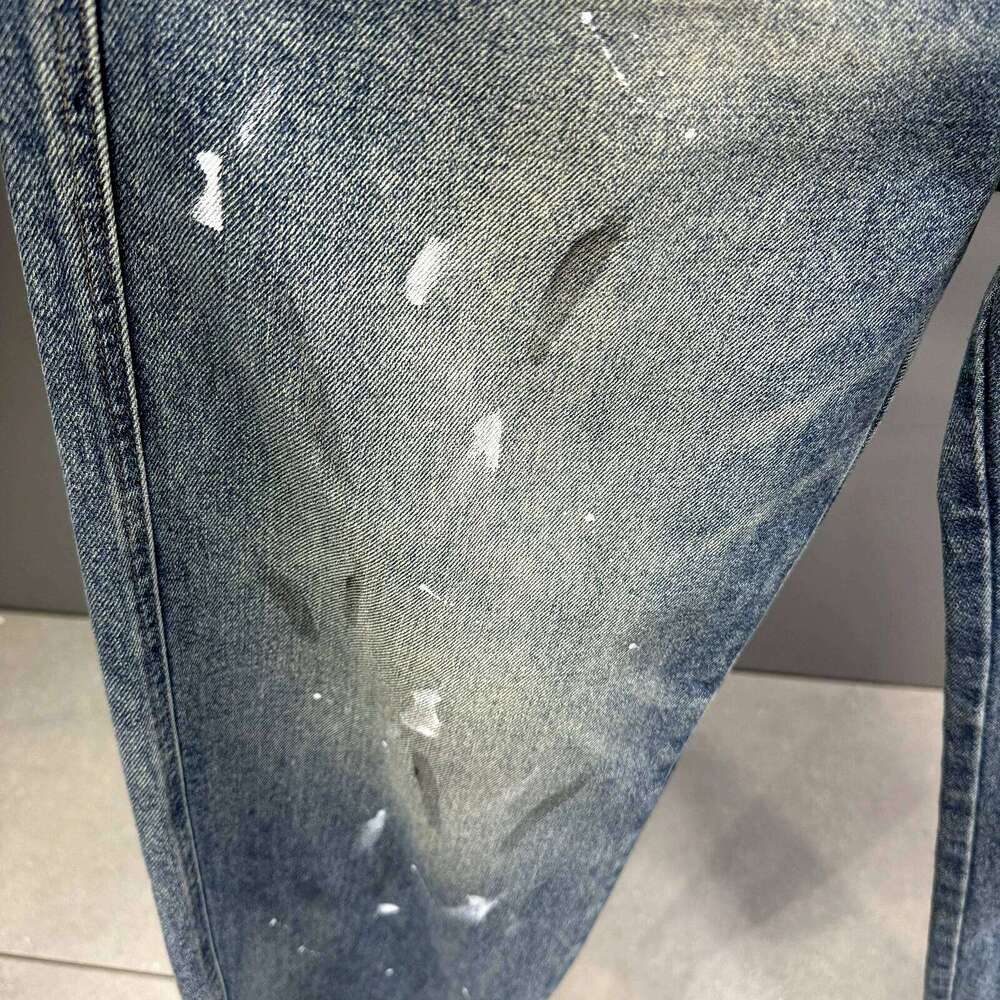 American Streetwear Graffiti Cargo For Men Korean Fashion Skateboard Baggy Jeans Hip Hop Denim Pants Kpop Trousers Male 250726