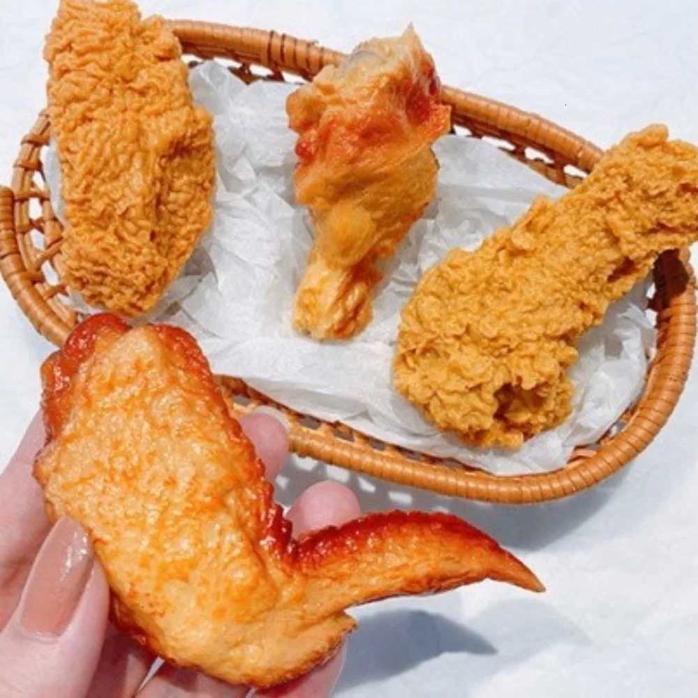 French Fries Chicken Wings Hairpins Fashion Hair Jewelry Simulation Fast Food Hair Clips Chicken Legs Side Clips Z250729