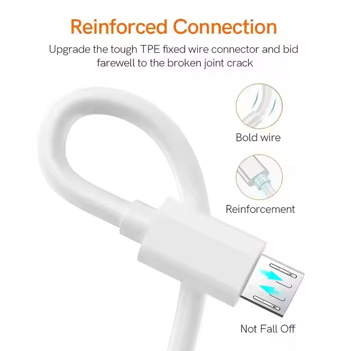 0.3m USB to micro USB data cable with data transfer for all in one POS/Android phone