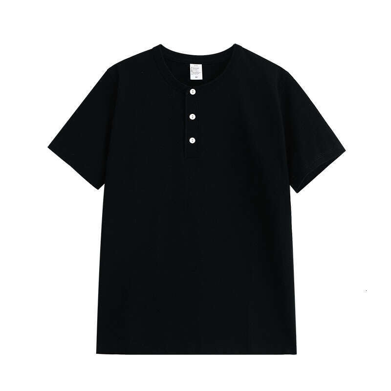 Designer Clothing 2025 Bronson Classic Henley Shirts American Casual Vintage Style Short Sleeve Tee Men