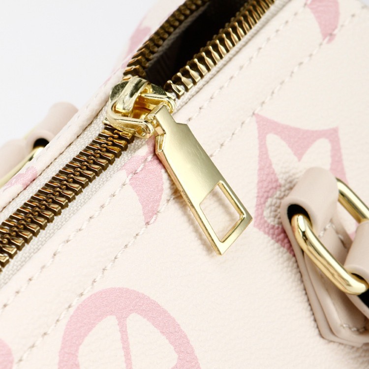 Fashion Print Boston Bag Women's 2025 New Vintage Fashion Pillow Bag Versatile Commuter Crossbody Bag