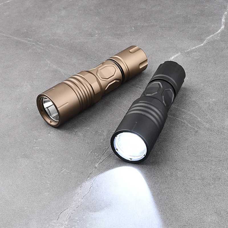 Tactical PLHV2 Handheld Flashlight Handheld Switch Finger ReLEase Ring Set Metal Hunting Reconnaissance Outdoor Lighting R250728