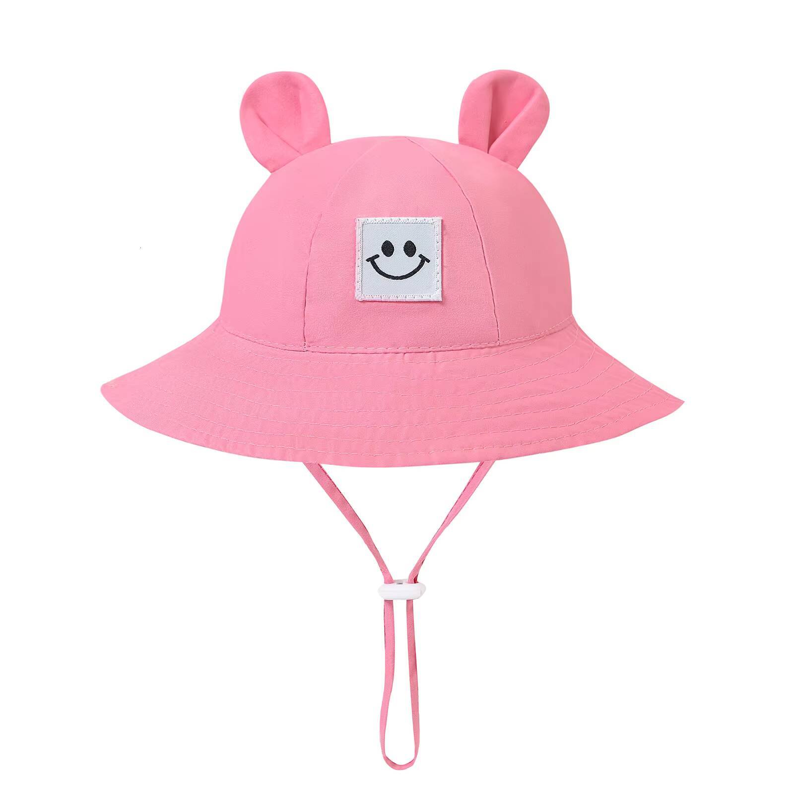 1-5T Large Childrens Sunscreen Baby Sun Cute Ear Beach UV Protection Summer Cotton Breathable Panama Fisherman Hat ddmyshoesvip