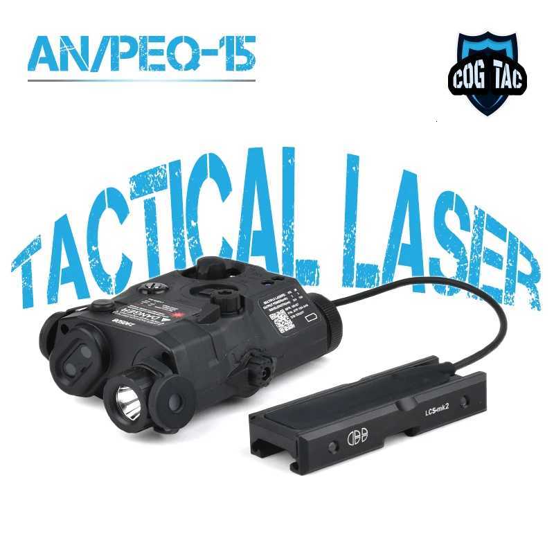 Airsoft Tactical Wadsn IR Fill Light Red Green Blue Dot PEQ15 Laser Strobe White LED Hunting Scout Light Fixed Mount Switch PEQXJ250728