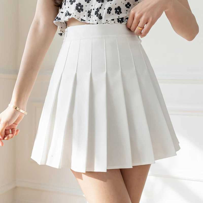 Pink Skirt Ladies 2025 Summer Clothes Womens High Waist Harajuku Korean Style Black Mini Pleated Skirt For School Girl Uniform R250728