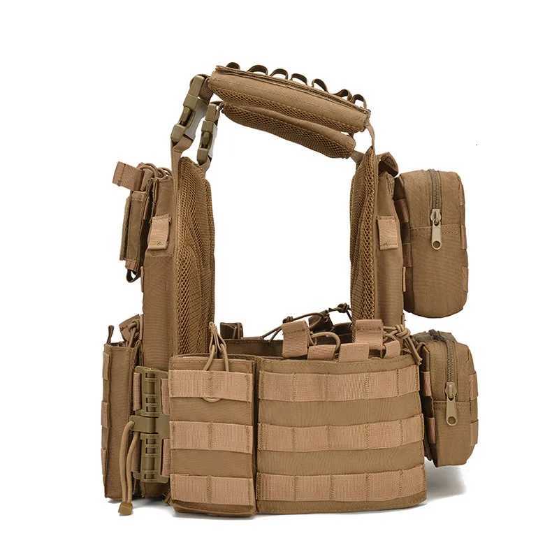 Tactical Vest Combat Training Assault Plate Carrier Outdoor Hunting Quick ReLEase MolLE Tactical Vest Bag for Men Z250728