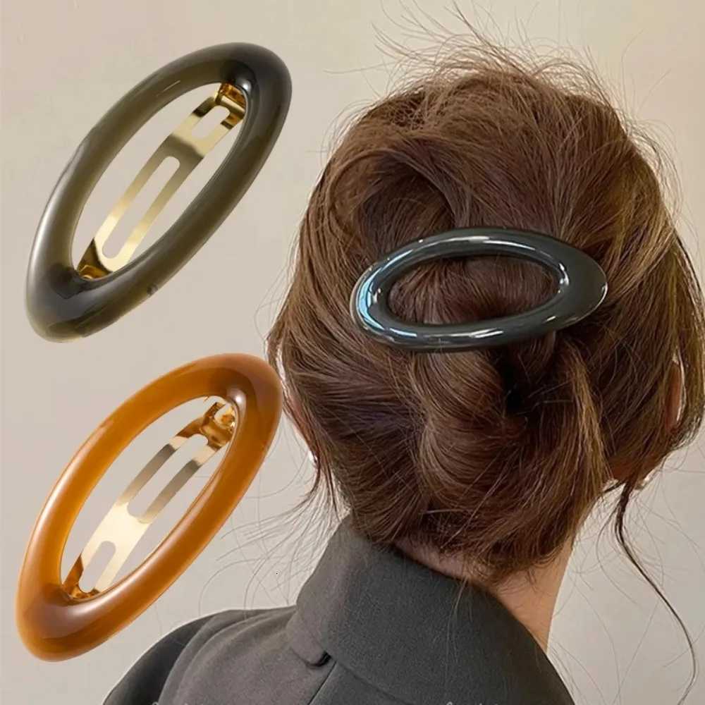 Korean Big Spring Hair Claw Clips Women Metal Jelly Ponytail Holder Hairpin Barrettes Fashion Girls Hair Accessories Hairgrip Z250729