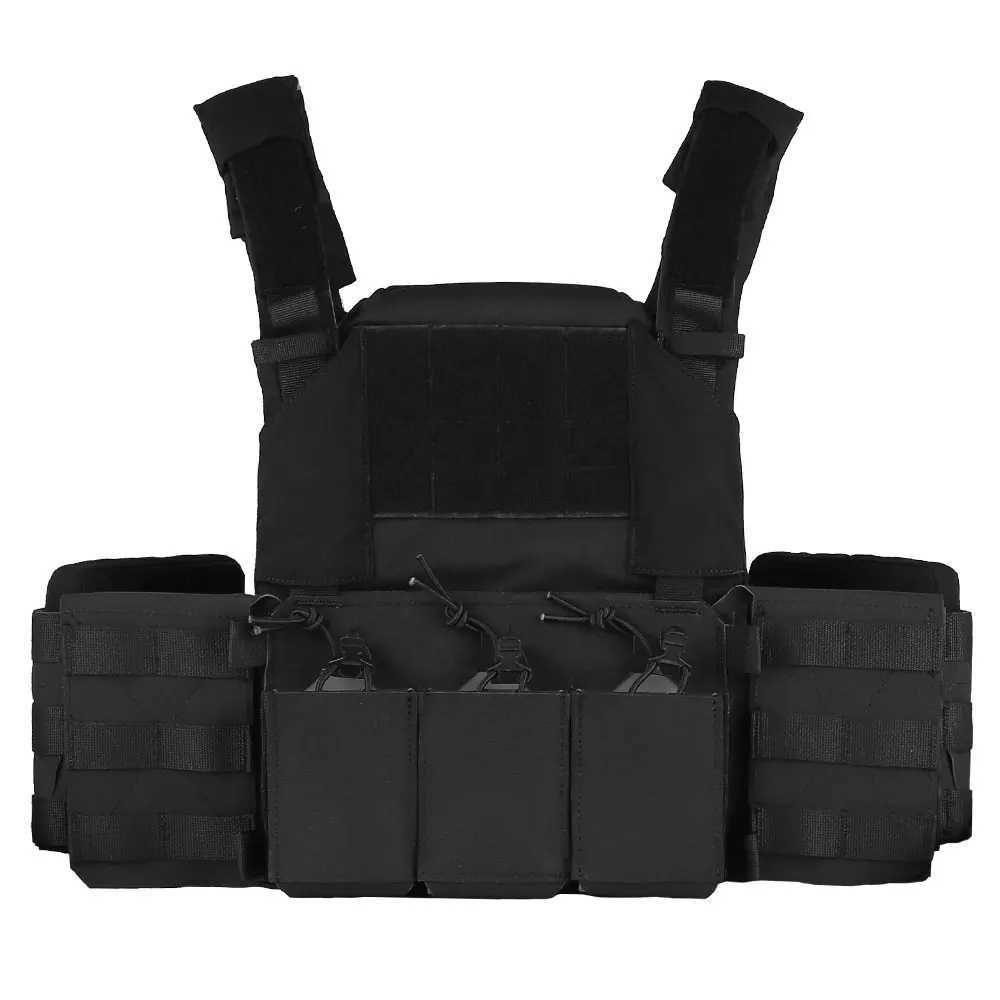 OPHIDIANTAC 5.56 Triple Magazine Pouches MOLLE Hunting Heavy Vest with CS Wargame Gear Airsoft Plate Carrier Z250728