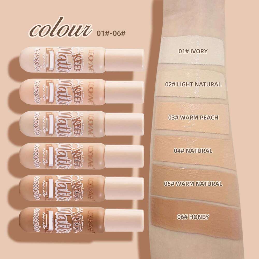 Liquid Stick Foundation 6 Color Moisturizing Full Coverage Acne Dark Circle Natural Matte Concealer Cream Makeup X250728