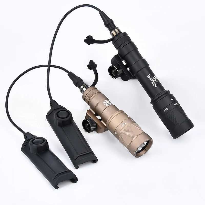 Wadsn M600W Flashlight Strobe M300W Scout Light Tactical Outdoor Hunting Spotlight With Dual Function Remote Switch Fits 20MM Rail R250728