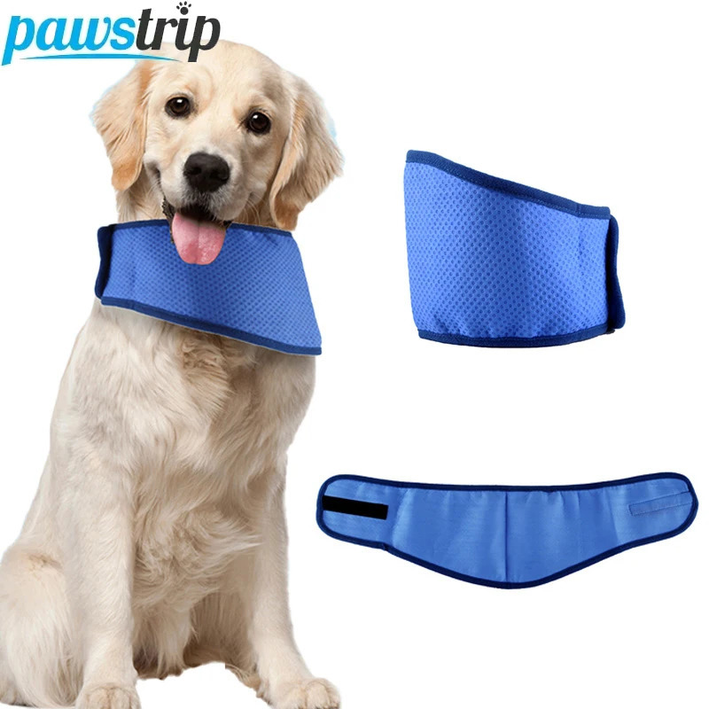 Summer Dog Cooling Scarf Adjustable Pet Bandana for Small Medium Dogs Breathable Puppy Ice Collar Accessories 250729
