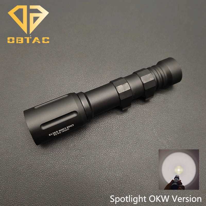 Nev Tactical Okv V2 Flashlight Spotlight Led Version Metal Weapon Lighting Hunting Outdoor Scout Lights V2 1000 Lumens XJ250728