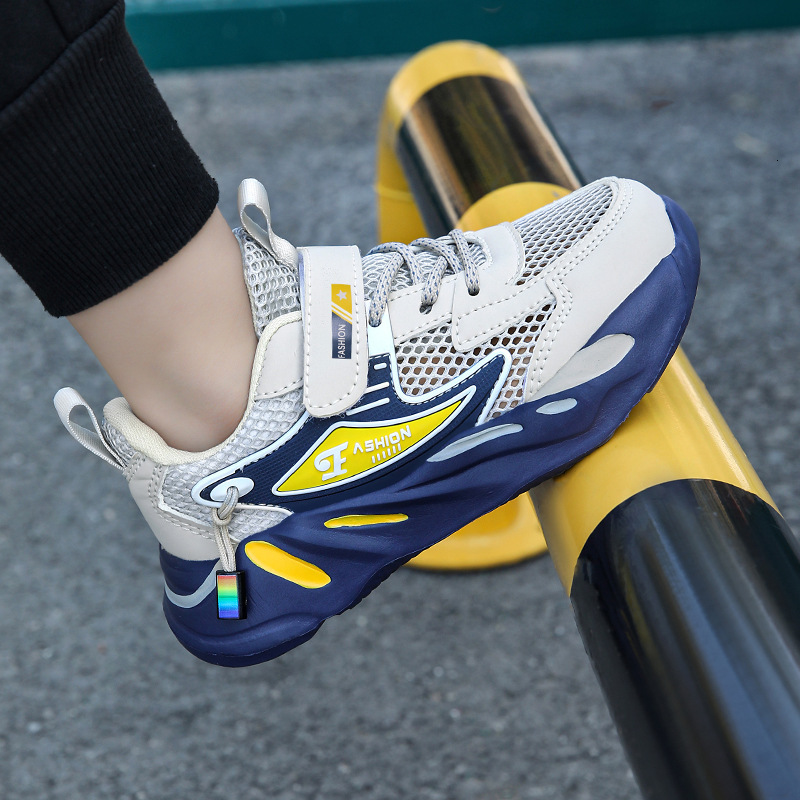 Girls' Sneakers Spring Summer Breathable Versatile Solid Sole Dad Single Mesh Casual Shoes