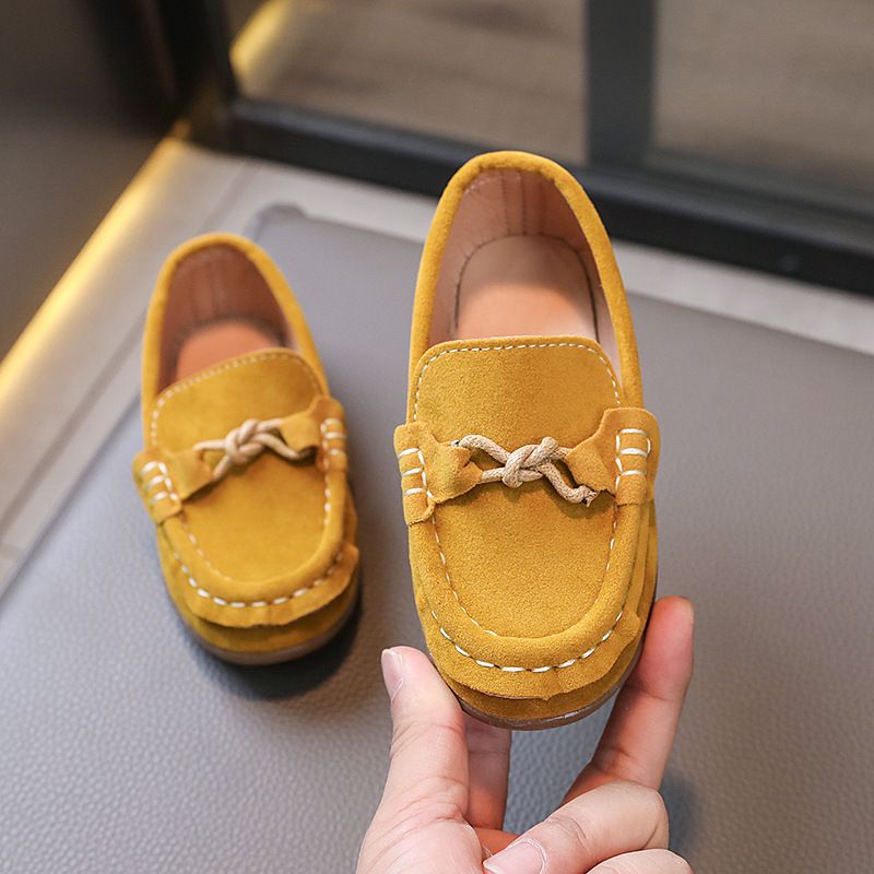 Children Loafers Shoes Boys Girls Casual Shoes Soft Comfortable Littlesprouts Kids Suede Loafers Toddler Flats Casual Boat Shoes Size US5.5C-US4Y 0001