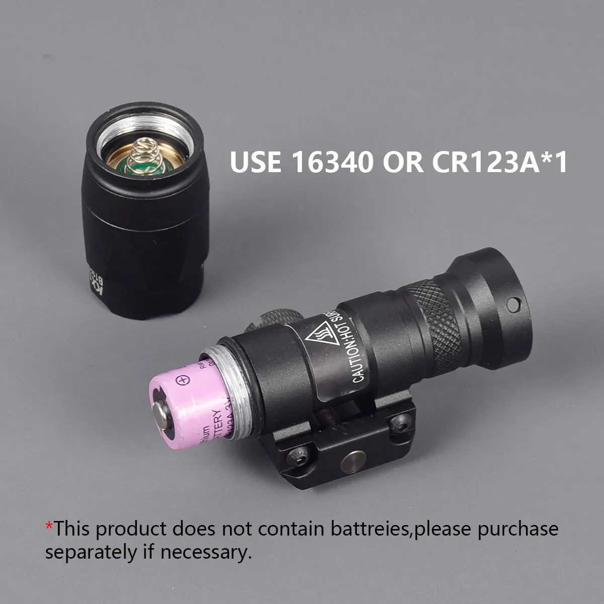 Airsoft M300B M300V Flashlight Upgraded Metal M300V-IR Weapon Gun Strobe LED Light Fits 20mm Rail Hunting Rifle TorchXJ250728