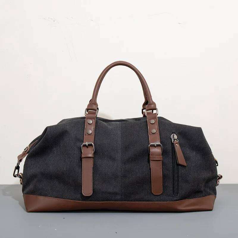 Canvas Tote Large Capacity Handbags for Men Outdoor Travel Duffle Lage Bag Casual Fashion Crossbody Bags Male