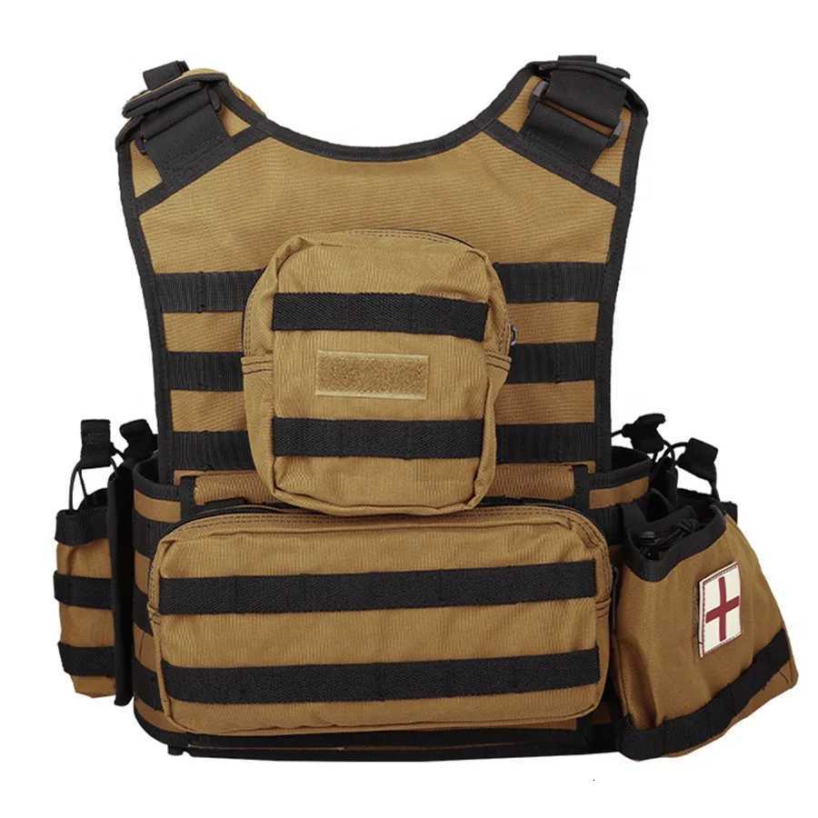 Nylon Protective Lightweight Modular Molle Chaleco Tactico Plate Carrier Tactical Vest Tactico Gear Colete Tatico Z250728