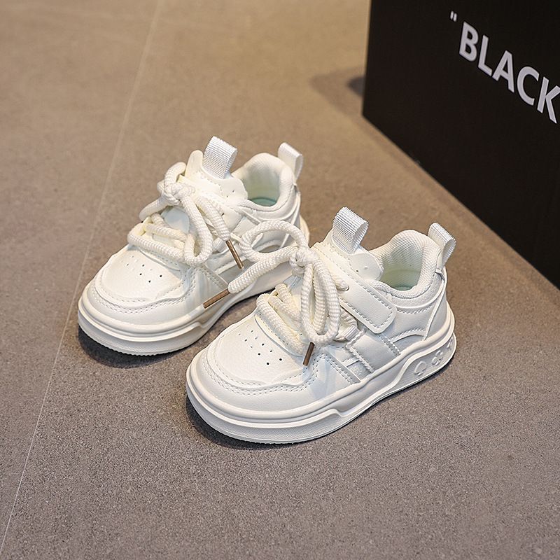 Children's Sneakers Kids Fashion Design White Non-slip Casual Shoes Littlesprouts Boys Girls Running Sneakers Toddlers Outdoor Shoes Sizes US5.5C