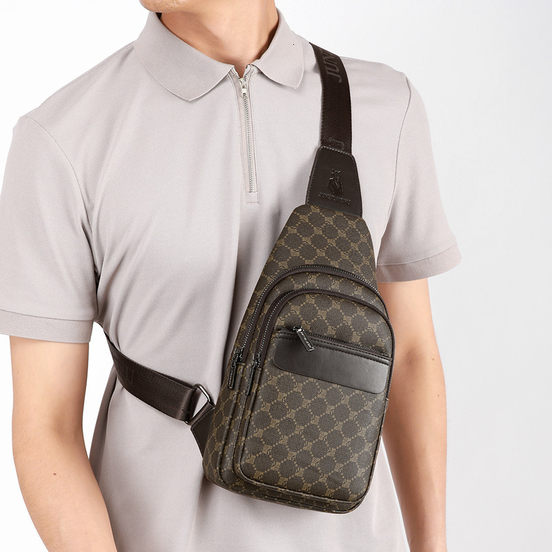 Designer Luxury Bag Bag 2025 New Chest Bag For Men, Stylish Small Crossbody Bag, Niche Multi-functional Men's Shoulder Bag, Small Backpack Free S