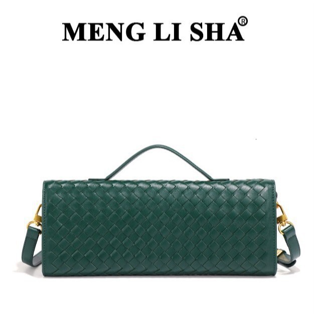 Fashion Handwoven Evening Baguette Organ Horizontal Handheld Shoulder Crossbody Bag ddmymoon