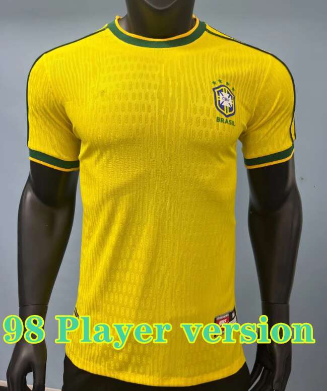 Brazil Soccer Jersey 2002 Retro Style Throwback Shirts Premium Quality Available in Various Sizes