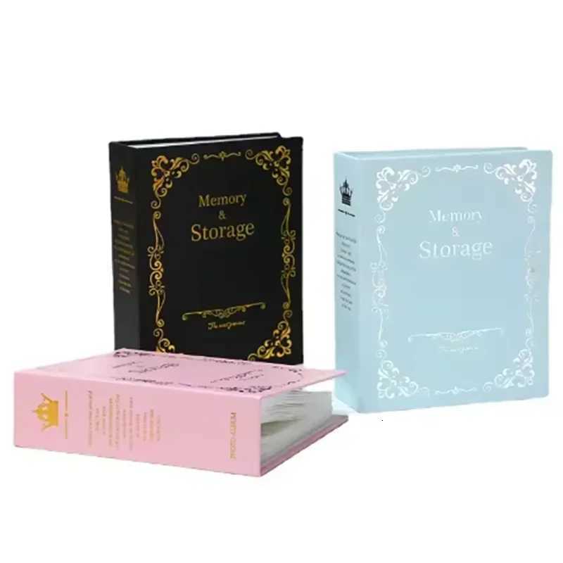 100 Pictures Pockets Gilded Photo Album 6 Inch Inters Photos Book Case Kid Memory Gift Z250729