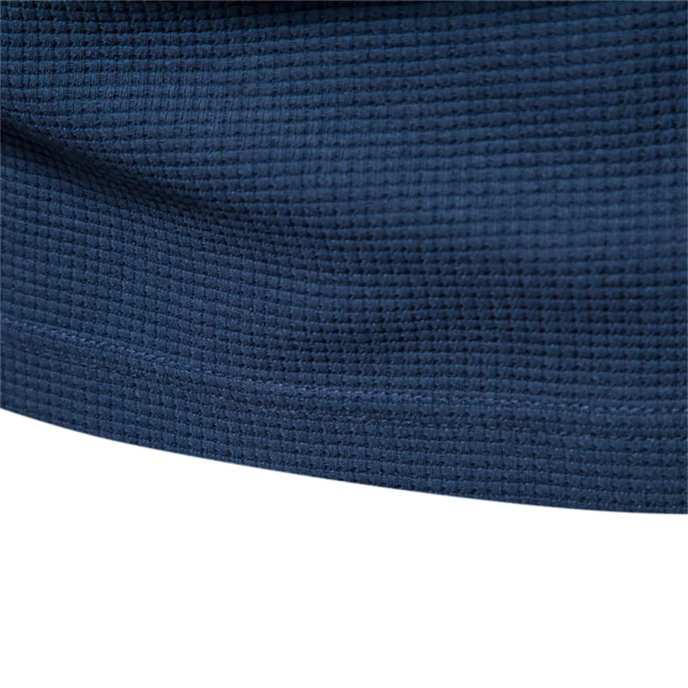 100% Cotton Solid Color Men Tshirts Single Pocket Long Sleeve Tee Shirts for Spring Basic Breathable Tops Men 250729