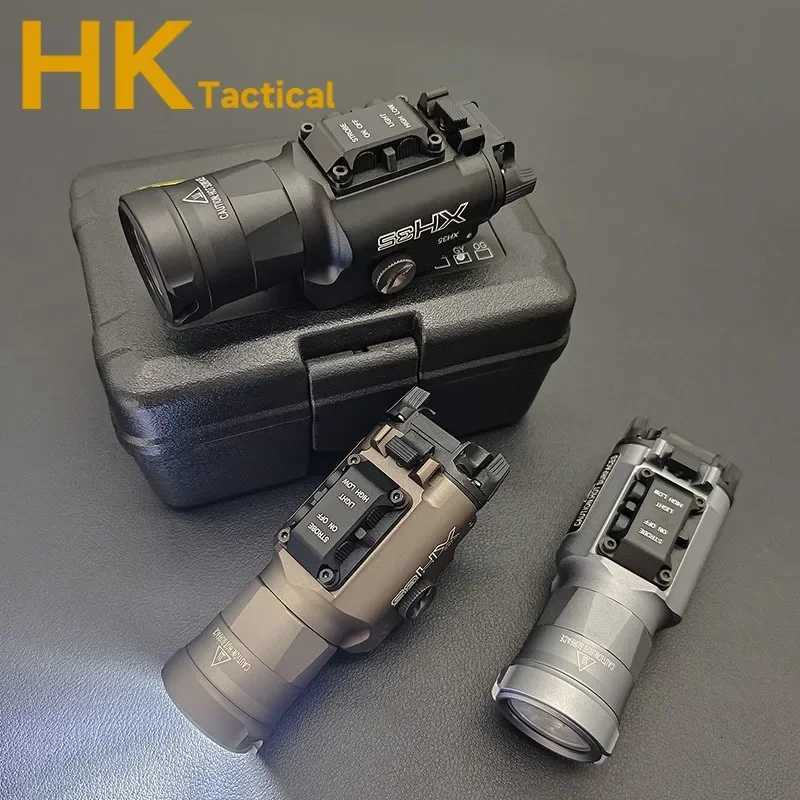 Surefi Metal XH35 X300 X300U Ultra X300V Tactical Gear Flashlight LED Strobe Light for 20mm Rail Airsoft Weapon Pistol Accessory XJ250728
