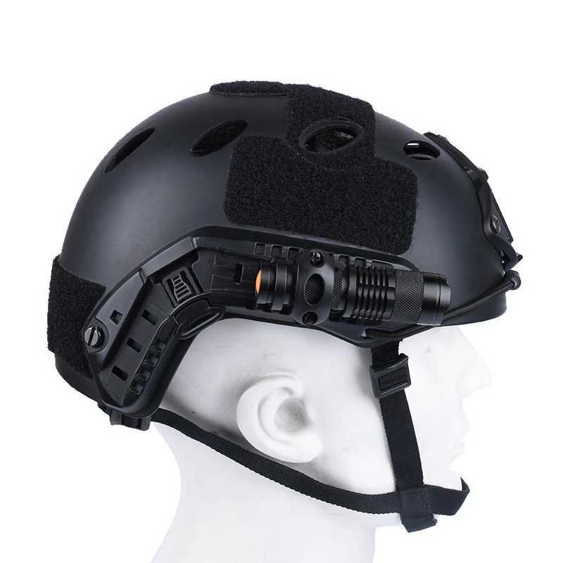 Tactica Hunting Fast Helmet Light WADSN Tactica Flashlight Airsoft Strobe Constant Moment Helmet Lamp With White Scout Light R250728